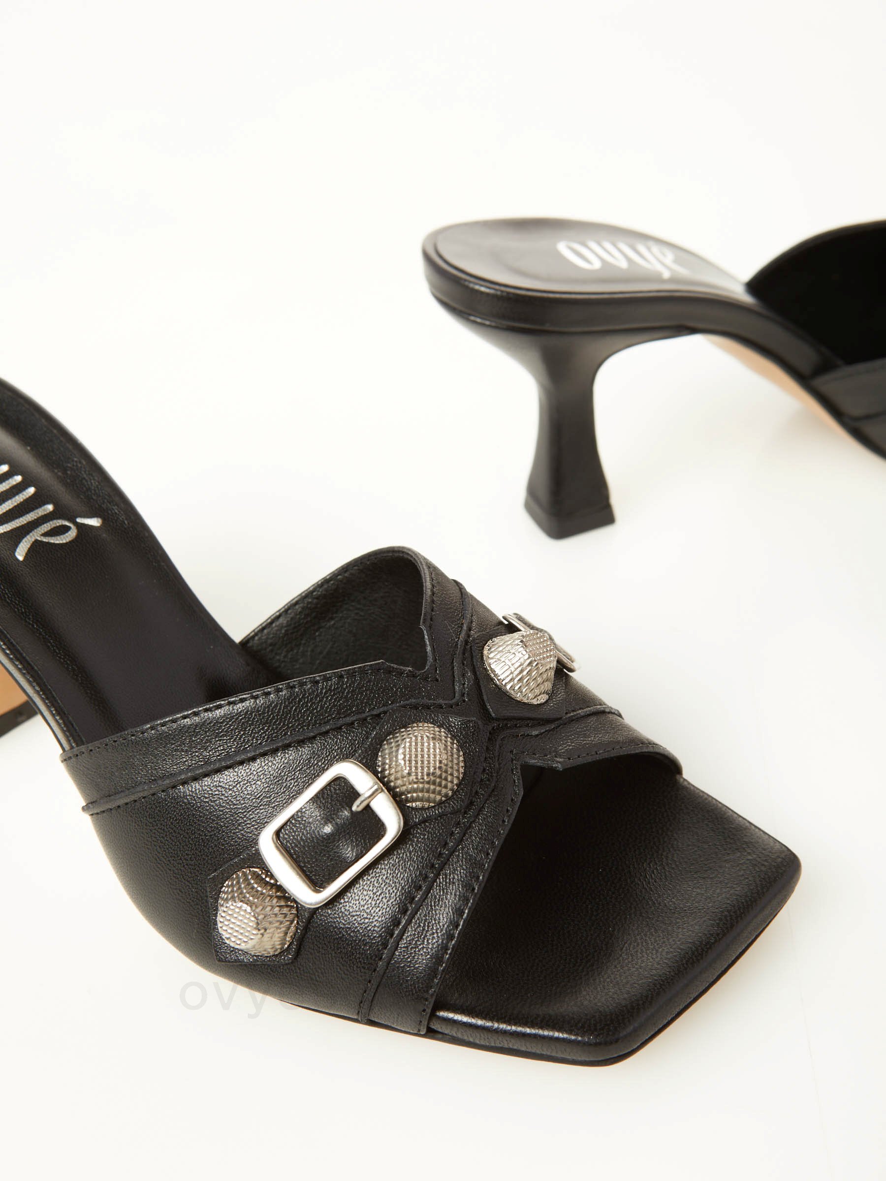 Sconti Fino A - 88% Leather Heel Sandal F08161027-0564 In Vendita
